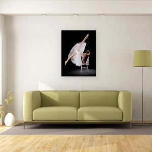 Tablou canvas - Atingerea Clasei, Portret, Skirt, Pozeaza, Intinde, Flexibil, 50 x 70 cm - Img 2