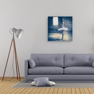 Tablou canvas - Auditie De Dans, Beton, Crapa, Fisuri, Degradare, Degenerare, 90 x 90 cm - Img 2