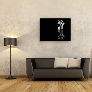 Tablou canvas - Balet, Pantofi, Balerina, Danseaza, 50 x 70 cm - Img 2