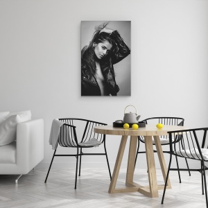 Tablou canvas - Bara, Senzual, Frumusete, Portret, Fata, Femeie, 60 x 90 cm - Img 4