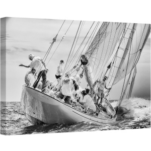 Tablou canvas - Barca, Antibi, Navigare, Cursa, Riviera Franceza, 60 x 90 cm
