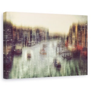 Tablou canvas - Barca, Venetia, Barca, Barci, Canal, Canale, 60 x 90 cm