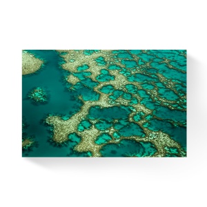Tablou Canvas - Bariera recifului de corali din Grande Terre, 80 x 120 cm