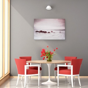 Tablou canvas - Bile De Sticla, Peisaj, Val, Calm, Ocean, Stanci, 40 x 60 cm - Img 4
