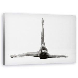 Tablou canvas - Body Star, Stea, Alb-Negru, Femeie, Model, Picior, 50 x 80 cm