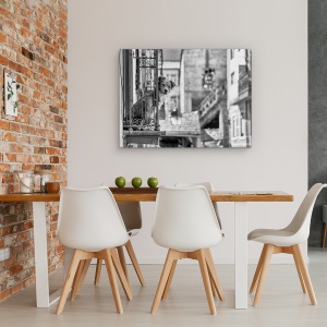 Tablou canvas - Caine, Strada, Caine, Balcon, Animale, Urban, 60 x 80 cm - Img 4