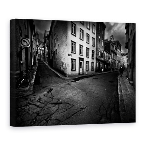 Tablou canvas - Carrefour, Strada, Alee, Om, Intuneric, Punct, 75 x 100 cm