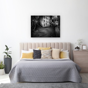 Tablou canvas - Carrefour, Strada, Alee, Om, Intuneric, Punct, 75 x 100 cm - Img 3