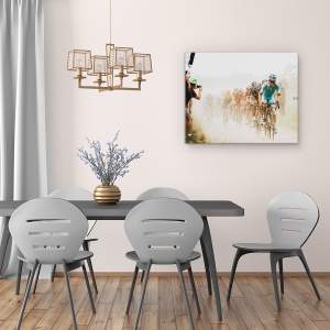 Tablou canvas - Ciclism In Praf, Ciclism, Tour De France, Ciclist, Sport, Sport, 60 x 75 cm - Img 4