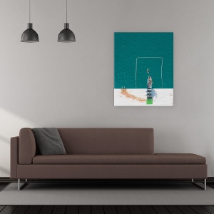Tablou canvas - Ciclul Infinit, Lac, Piscina, Copii, 60 x 75 cm - Img 2
