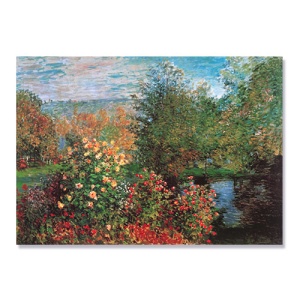 Tablou Canvas - Colt de gradina la Montgeron, 75 x 100 cm