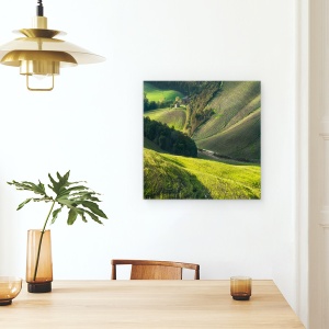 Tablou canvas - Crete Senses, Toscana, Peisaj, Italia, Dealuri, 60 x 60 cm - Img 4