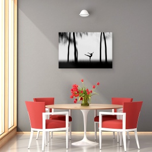 Tablou canvas - Dansand, Silueta, Dansatoare, 60 x 90 cm - Img 4