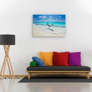 Tablou canvas - Decolare, Nature, Plaja, Orizont, Ocean, 60 x 90 cm - Img 2