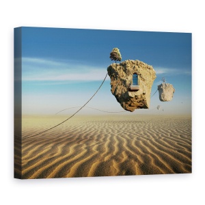 Tablou canvas - Desert, Ireal, Desert, Model, Franghie, Copac, 50 x 70 cm