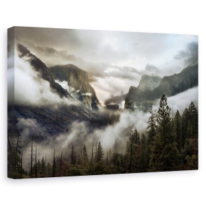 Tablou canvas - Dimineata In Vale, Yosemite, Munti, Rasarit De Soare, Parc National, California, 80 x 120 cm