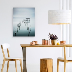 Tablou canvas - Distrugere, Peisaj, Pier, Apa, Peisaj Marin, Carrasqueira, 75 x 100 cm - Img 4