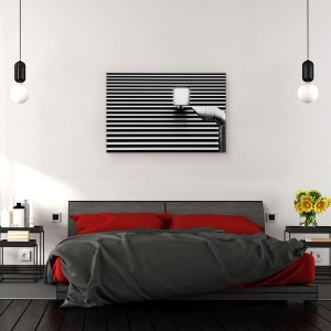 Tablou canvas - Dungi, Linii, Teava, Metal, Contrast, 60 x 90 cm - Img 3