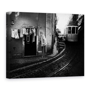 Tablou canvas - Dupa Colt, Tren, Tramvai, Metrou, Masina, Transport, 60 x 80 cm