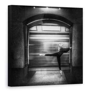Tablou canvas - Echilibru, Pozeaza, Echilibru, Balet, Balerina, Danseaza, 60 x 60 cm