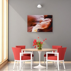Tablou canvas - Ecoul Timpului, Canionul Antilopa , Piatra, Stanca, Linii, 60 x 90 cm - Img 4