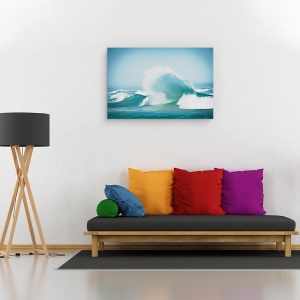 Tablou canvas - Efervescent, Valuri, Ocean, Strop, Val, Apa, 60 x 90 cm - Img 2