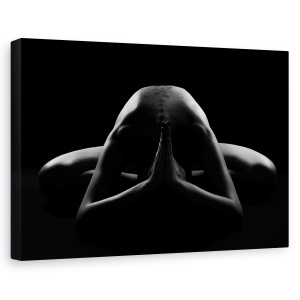 Tablou canvas - Eszter, Pozeaza, Yoga, Rugaciune, Rugaciune, 40 x 60 cm