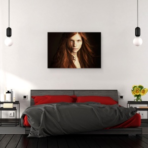 Tablou canvas - Fata, Portret, Fata, Persoana, Femeie, Fata, 60 x 90 cm - Img 3