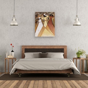 Tablou canvas - Femei Africane Dansand 4, 40 x 50 cm - Img 3