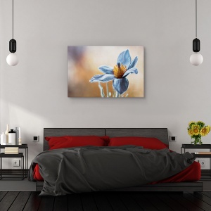 Tablou canvas - Flori albastra, Flori, 80 x 120 cm - Img 3