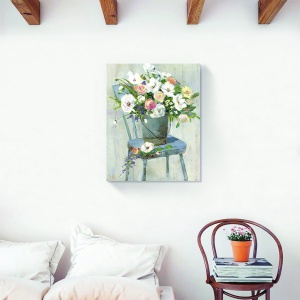 Tablou decorativ flori primavara pe canvas 40x50 cm