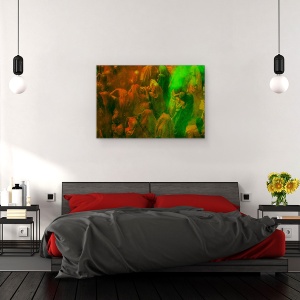 Tablou canvas - Holi 2, Festival, Sacru, Documentar, India, 40 x 60 cm - Img 3