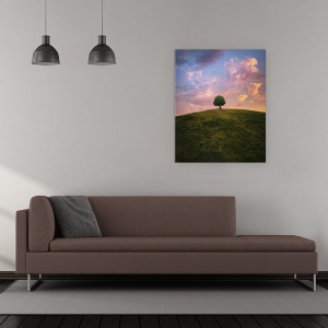 Tablou canvas - Iesirea De Pe Autostrada 6, Craciun, Craciun Fericit, Noapte, Masina, 40 x 50 cm - Img 4