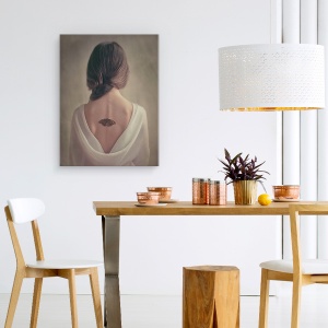 Tablou canvas - Imagineaza-Ti, Portret, Fluture, Insecta, Stare De Spirit, 60 x 80 cm - Img 4