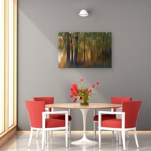 Tablou canvas - Impresie De Toamna 1, Copaci, Frunze, 60 x 90 cm - Img 4