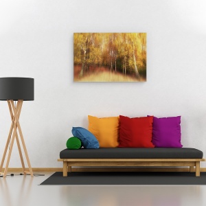 Tablou canvas - Impresie De Toamna, Culoare, Copaci, 60 x 90 cm - Img 2