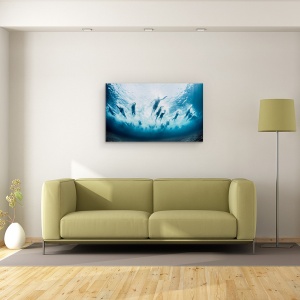 Tablou canvas - Inot, Inot, Sub Apa, Mare, Apa, Scufundari, 50 x 80 cm - Img 2