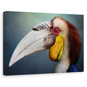 Tablou canvas - Jabrix, Animal, Pasare, Natura Moarta, Colorat, 40 x 60 cm