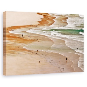 Tablou canvas - La Plaja, Brittany, Franta, Plaja, Coasta, 40 x 60 cm