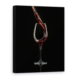 Tablou canvas - La Sangria, Natura Moarta, Vin Rosu, Sticla, 60 x 80 cm