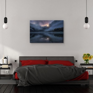 Tablou canvas - Lacul Gosausee I, Peisaj, Hallstatt, Austria, Munte, 60 x 90 cm - Img 3