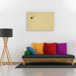 Tablou canvas - Lasa-Ma In Pace, Rio, Brazilia, Plaja, Nisip, Parasolar, 40 x 60 cm - Img 3