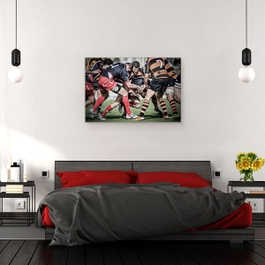 Tablou canvas - Lovitura, Rugby, Blocat, Abelles, Valencia, 60 x 90 cm - Img 3