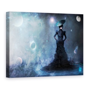 Tablou canvas - Magie, Spatiu, Planeta, Galaxie, Stele, 75 x 100 cm