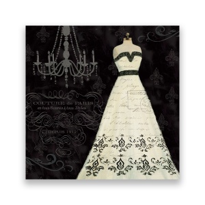 Tablou Canvas - Manechin, VIntage, Paris, Alb, 60 x 60 cm