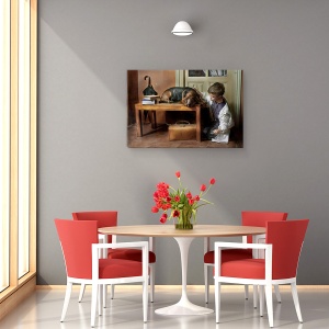 Tablou canvas - Marco Si Lola, Doctor, Caine, Baiat, Copil, 40 x 60 cm - Img 4