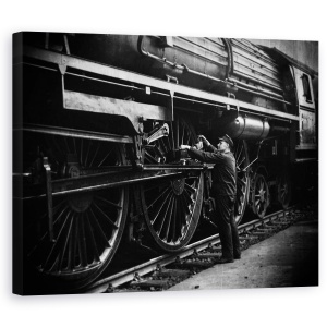 Tablou canvas - Marea Dragoste, Locomotiva, Munca, Motor, 60 x 75 cm