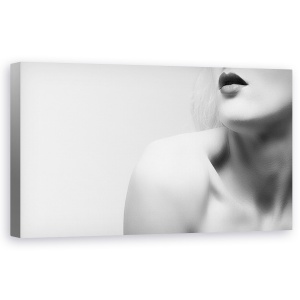 Tablou canvas - Mister, Fata, Buze, Model, Studio, Punct, 50 x 100 cm
