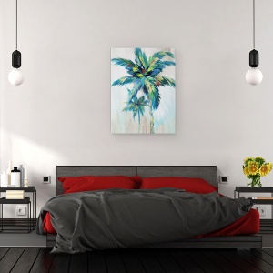 Tablou canvas - Natura, Palmier, Modern, Colorat, Pictura, 75 x 100 cm - Img 3