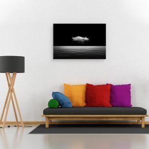 Tablou canvas - Nor Singuratic, Apa, Simplu, Cer, Mare, 60 x 90 cm - Img 2